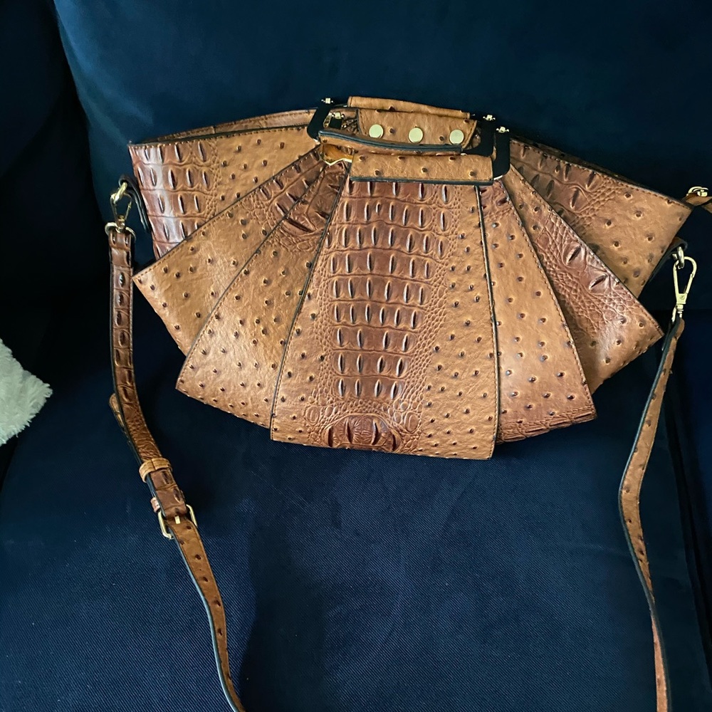 Half moon satchel purse